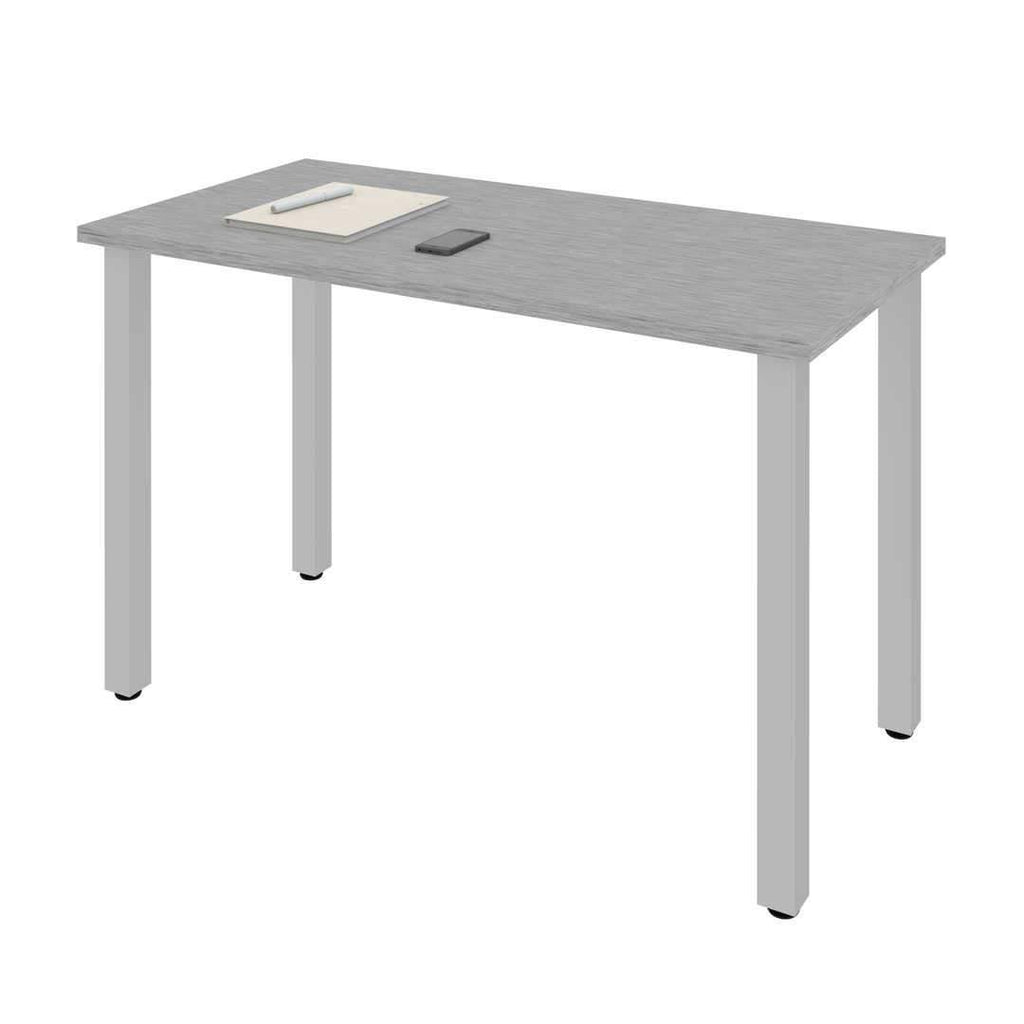 24x22 x 48x22 Table with Square Metal Legs in Black M2952
