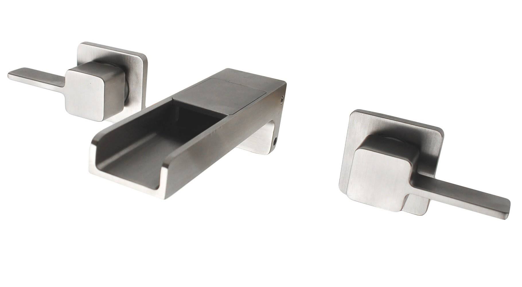 Brushed Nickel Wall Mount Faucet Y3733