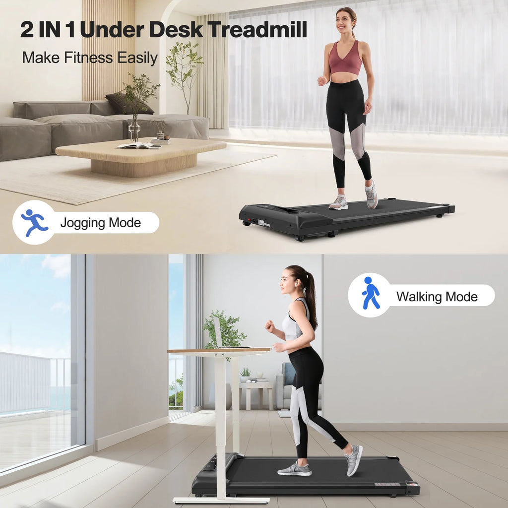 2.5HP Electric Walking Pad Treadmill with LED Display Y6830