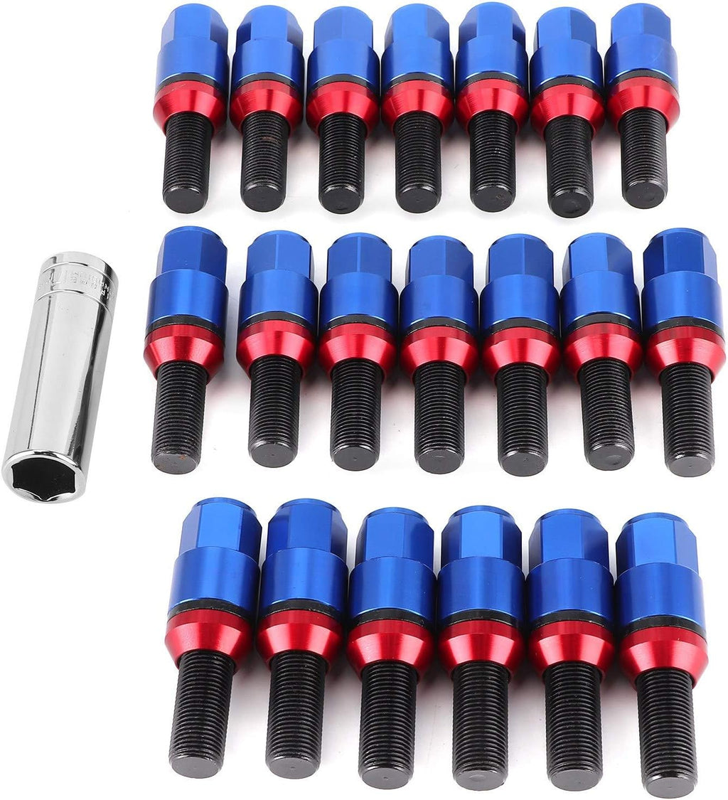 20Pcs M14x1.25 Tuner Style Wheel Lug Bolts (Blue) V8816