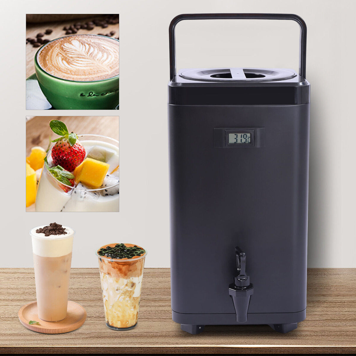12L Insulated Stainless Steel Beverage Dispenser F487205