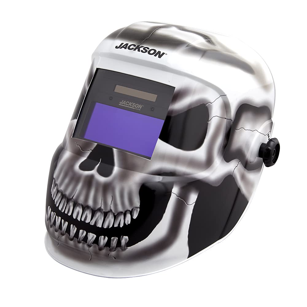 Auto Darkening Welding Helmet 3/10 Shade Range Black/Grey/White D9823