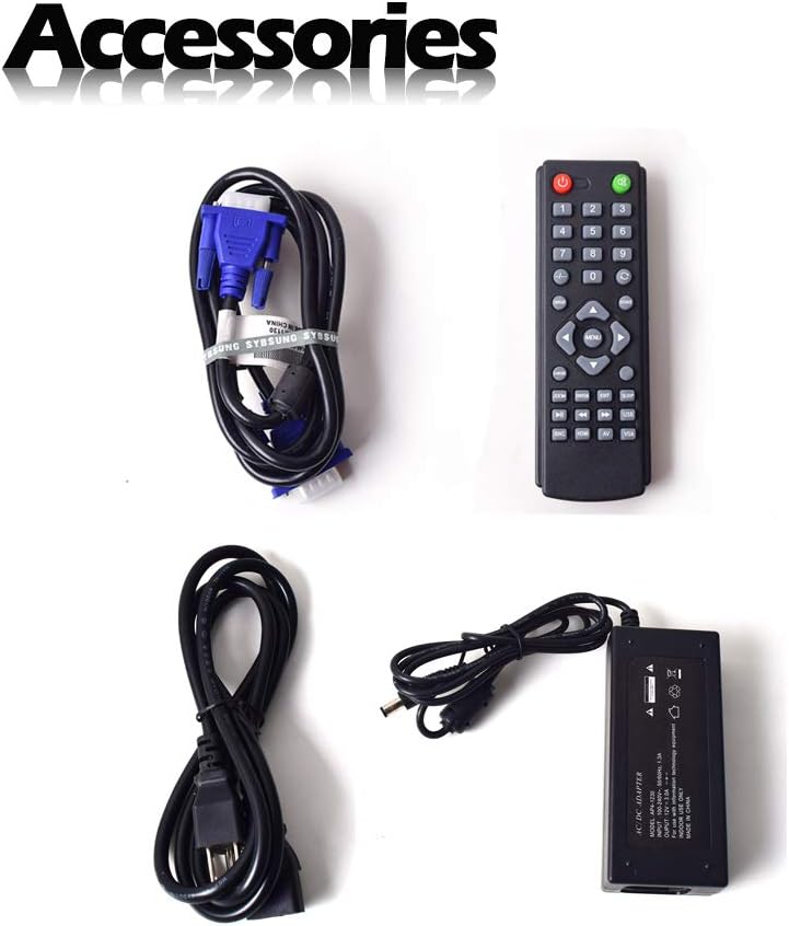 17 inch CCTV Security Monitor with BNC VGA HDMI AV Built-in Speaker 4:3 HD Display LCD Screen with USB Media Player O1495