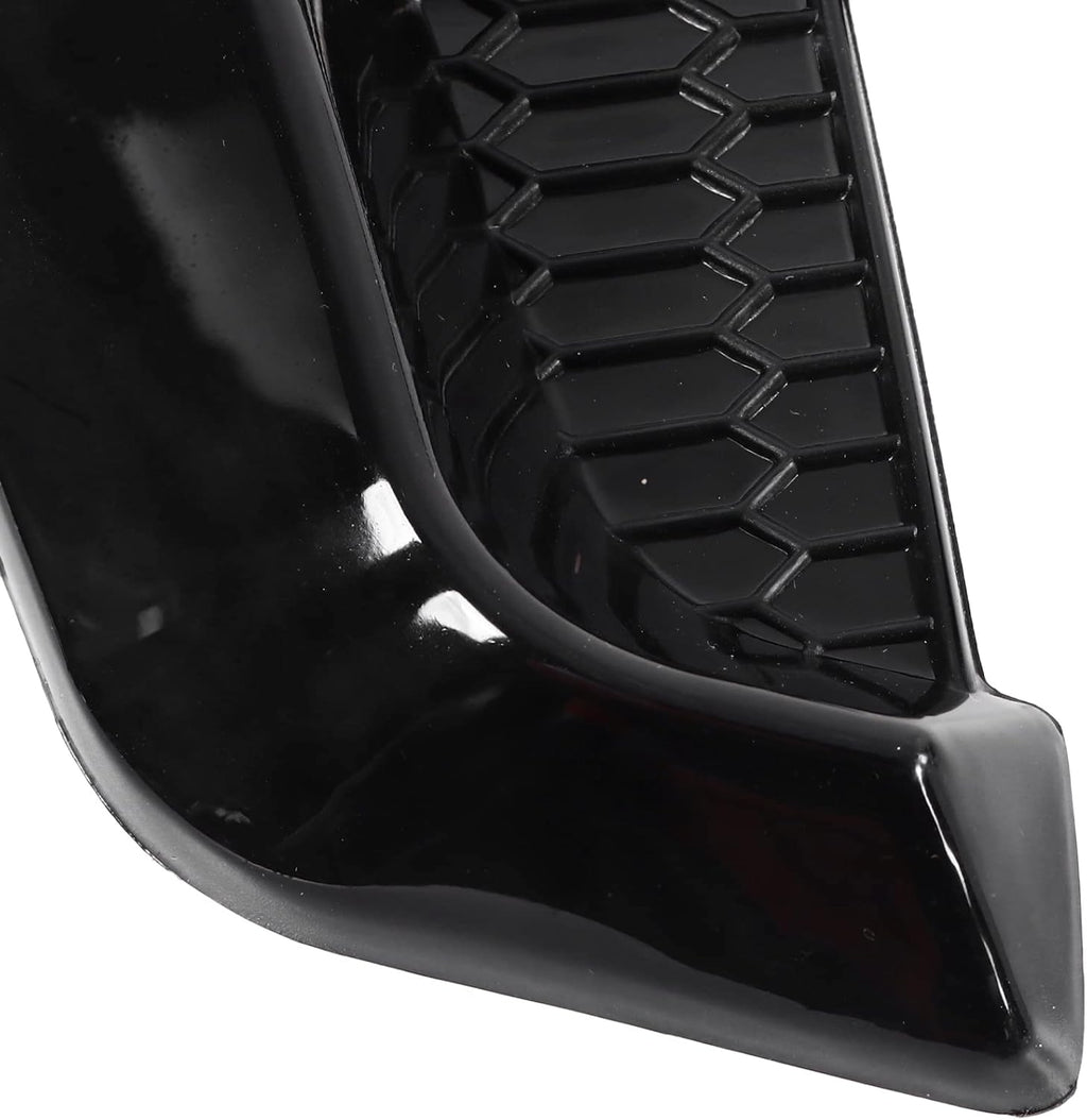 2pcs Gloss Black Car Hood Vent Scoop Kit B96435