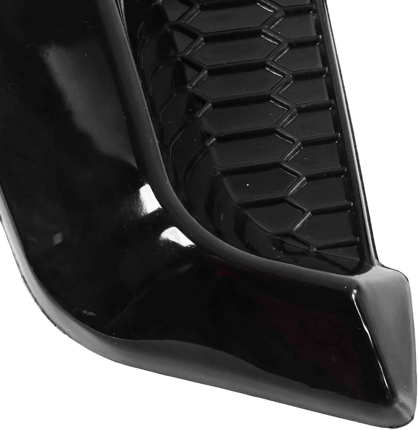 2pcs Gloss Black Car Hood Vent Scoop Kit B96435