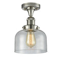 Large Bell 1 Light Semi-Flush Mount C39217