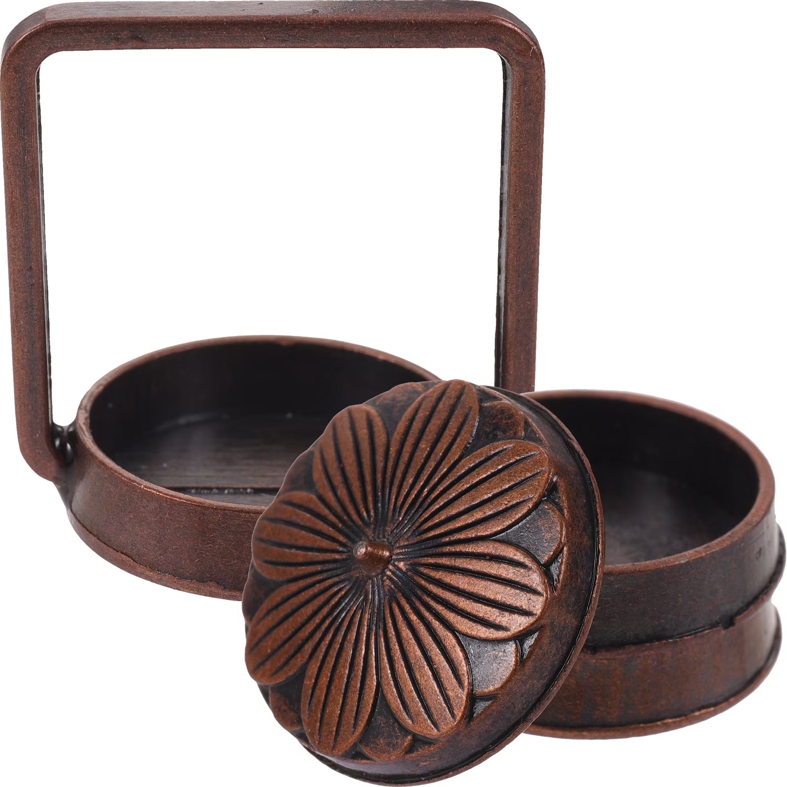 Miniature Metal Basket Doll House Decor U408