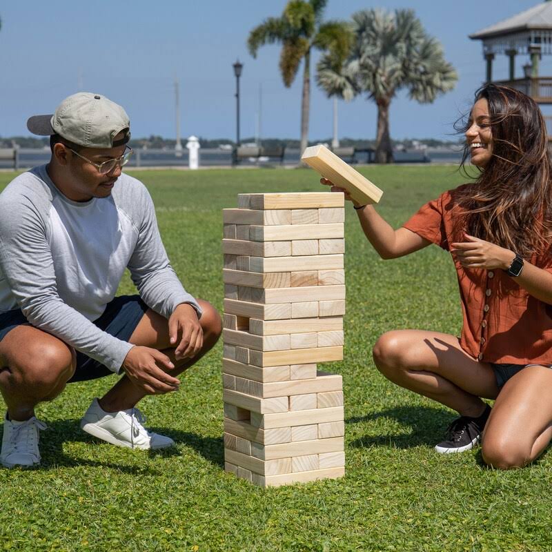 Giant Wooden Tumble Tower Game L772