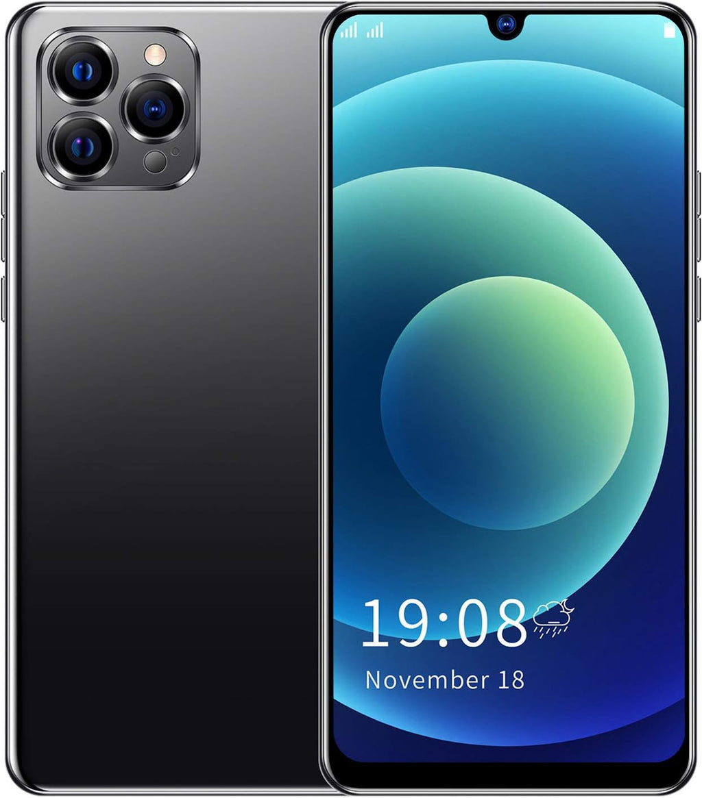 Unlocked Smartphone, 6.26in HD Screen, 1+8G Dual Sim, Black N14713