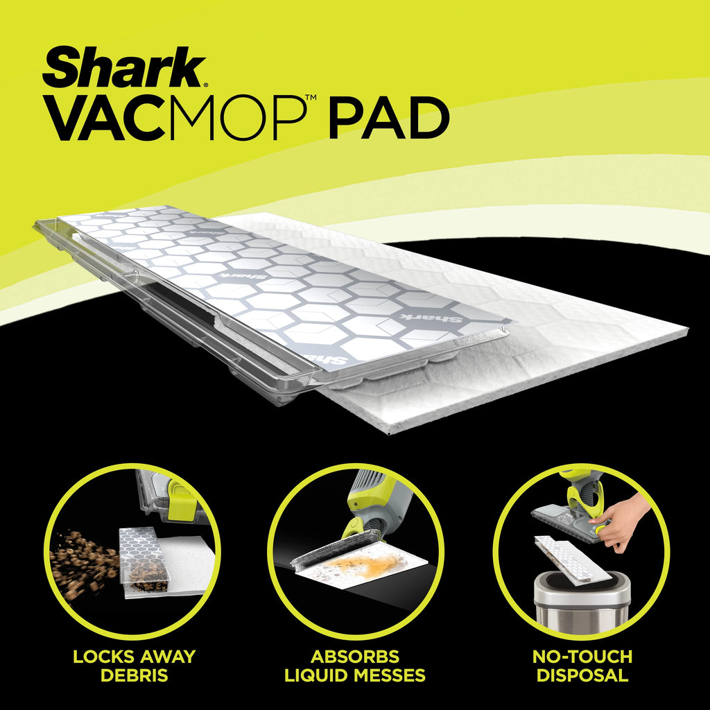 Cordless Hard Floor Vacuum Mop with Disposable Pads S546403