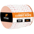 3 Strand Safety Rope 3/8 In. x 600 Ft. UV Coated Polypropylene Rope Z227983