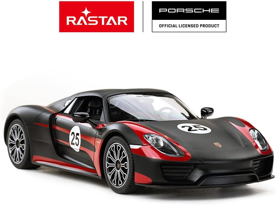 Black 1:14 RC Porsche Toy Car T3462