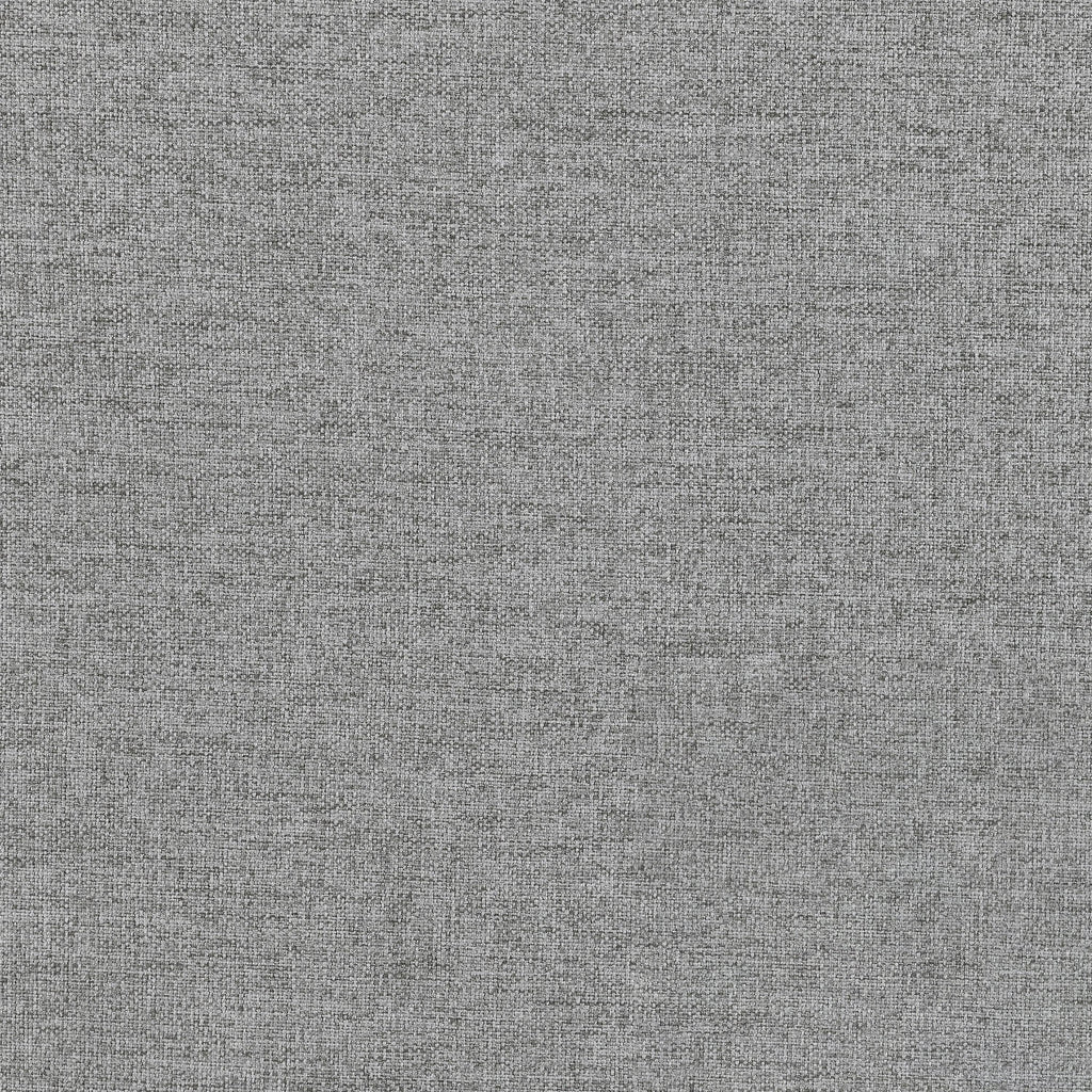 Padded Armless Accent Chair with Ottoman - Grey H6567