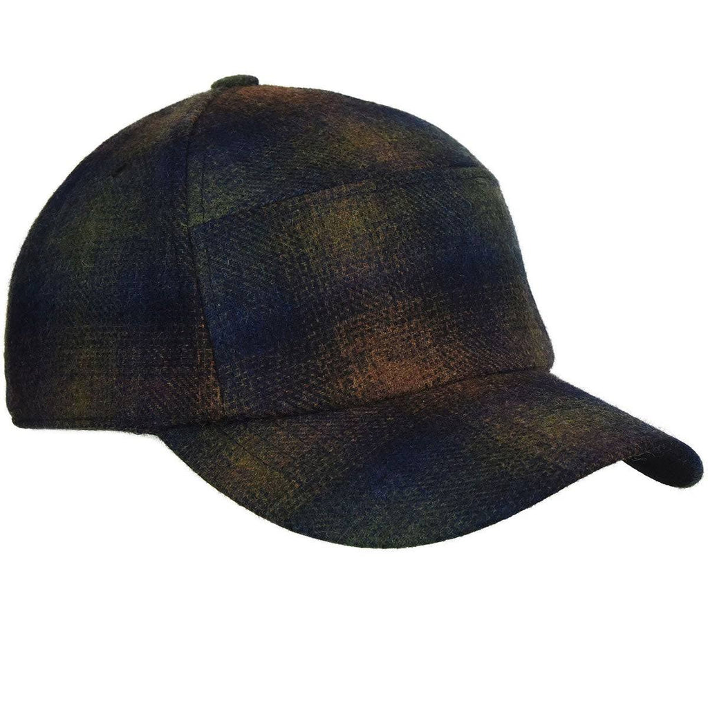 Green Plaid Baseball Cap I650