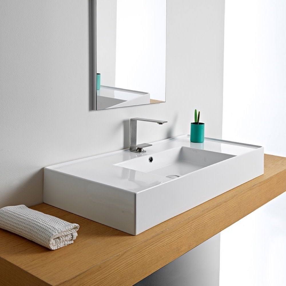 White Bathroom Sink G67736