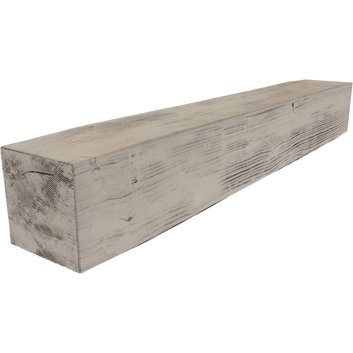 Sandblasted Faux Wood Fireplace Mantel U637310