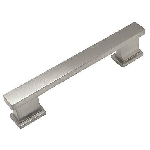 Satin Nickel Cabinet Hardware Handle Pull 5x22 inch 128mm Hole Centers B53892