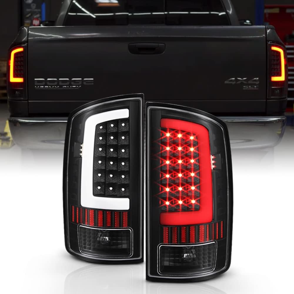 Black Housing Smoked Lens LED Tail Lights D157