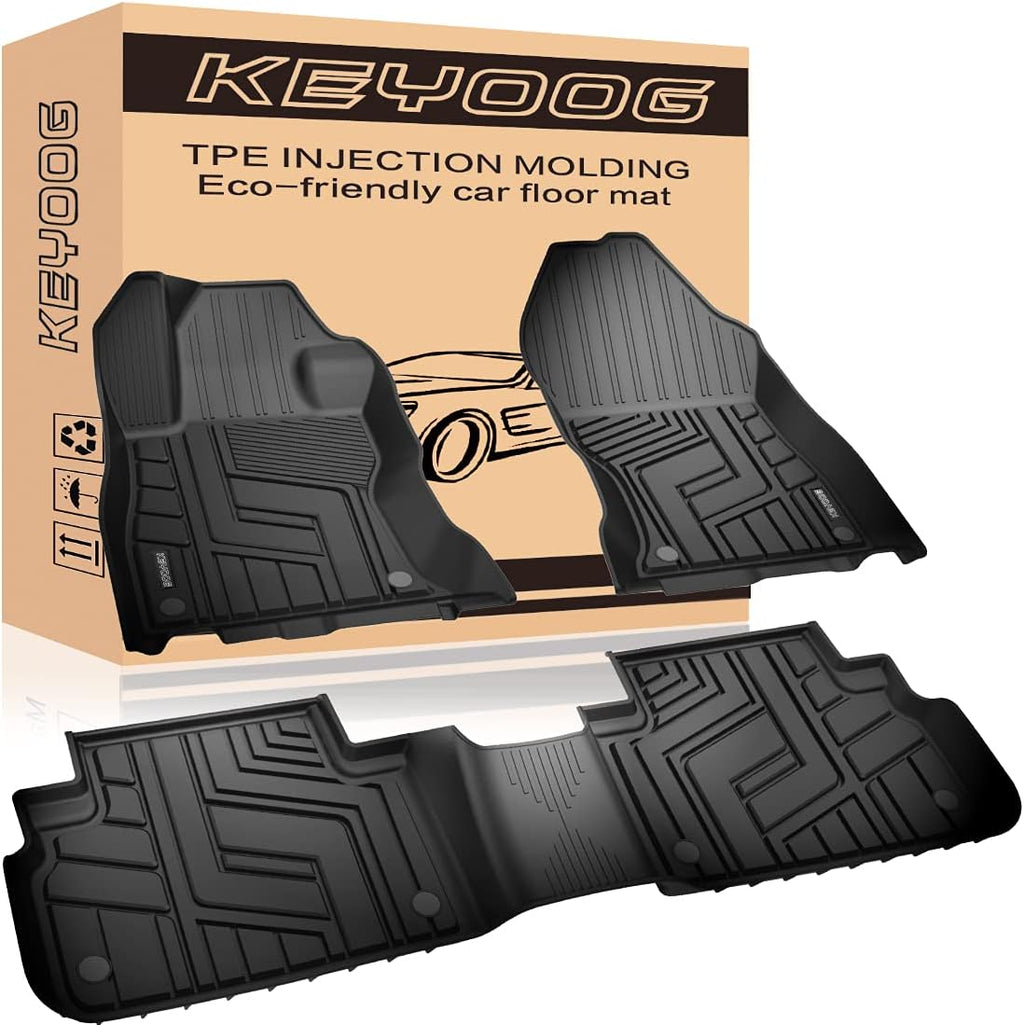Black TPE Car Floor Mats for Subaru Forester P598