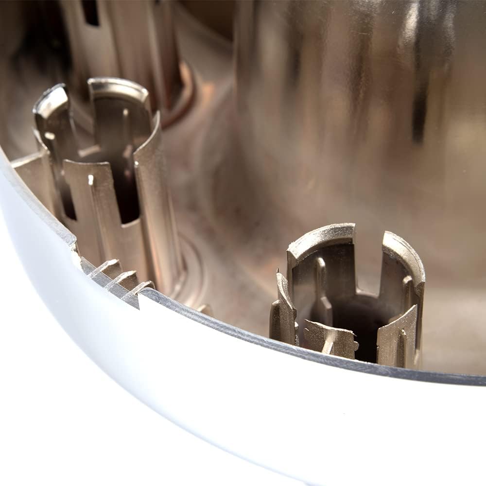 Chrome Open Dually Front Wheel Center Hub Cap C31038