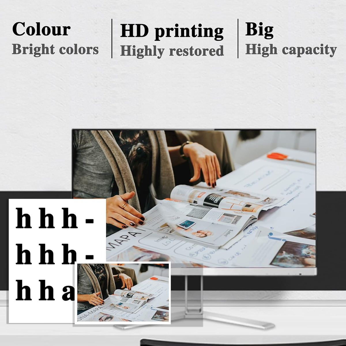1 Pack Black High Yield Toner Cartridge Replacement for Lexmark M5163 M5170 XM5170 XM5163 Printer L71672