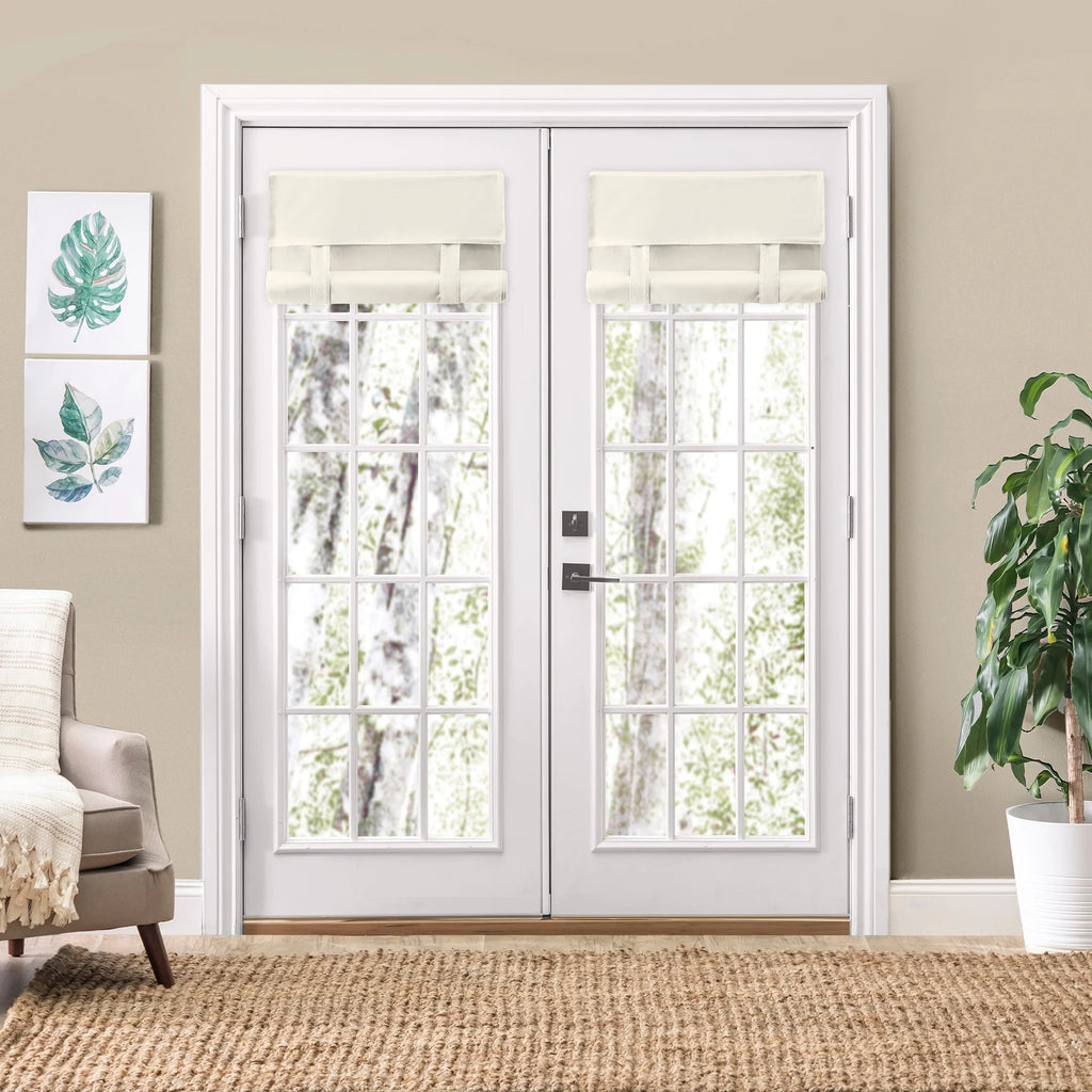 French Door Harmony Shade - 25"X70" Gray G101