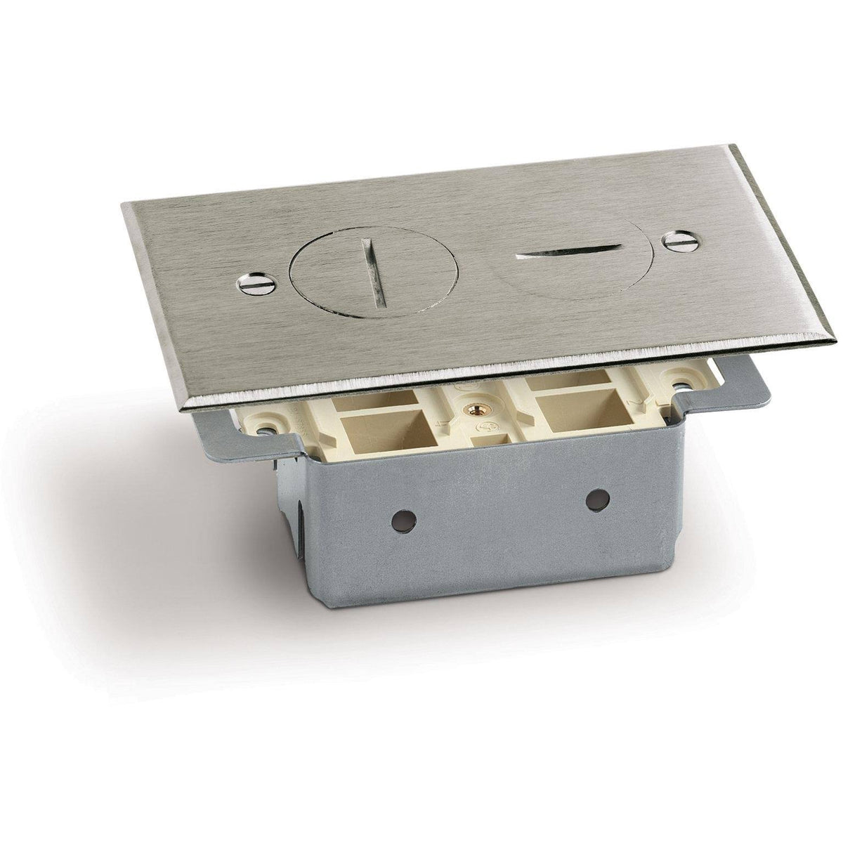 Floor Box Cover Adjustable Duplex J219