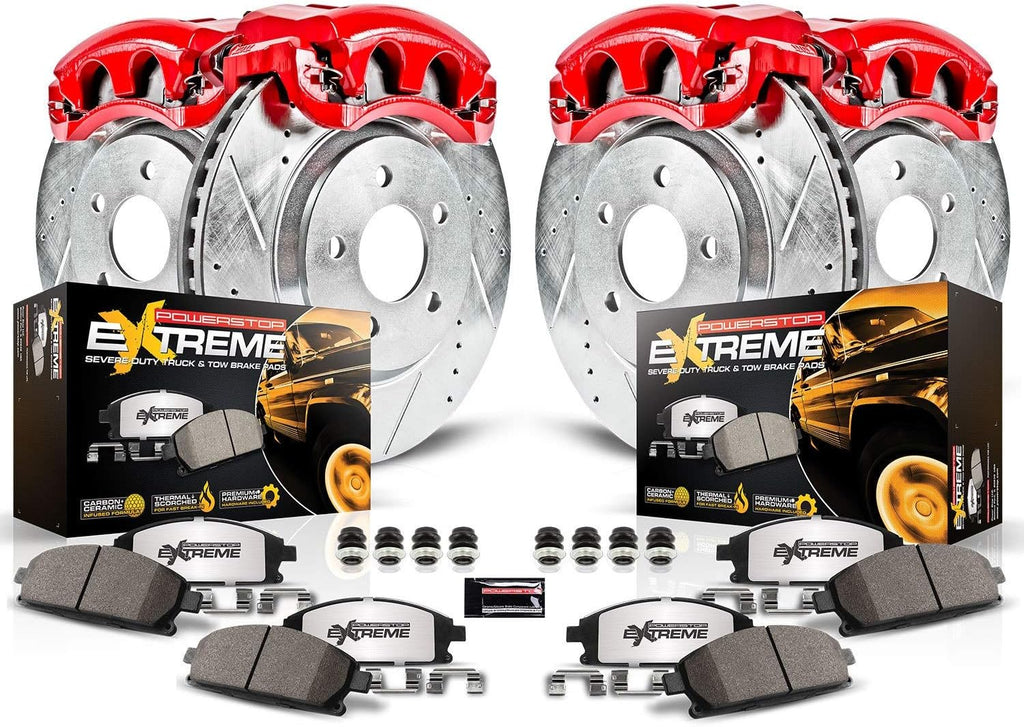 Front & Rear Z36 Truck and Tow Brake Kit with Calipers J51853
