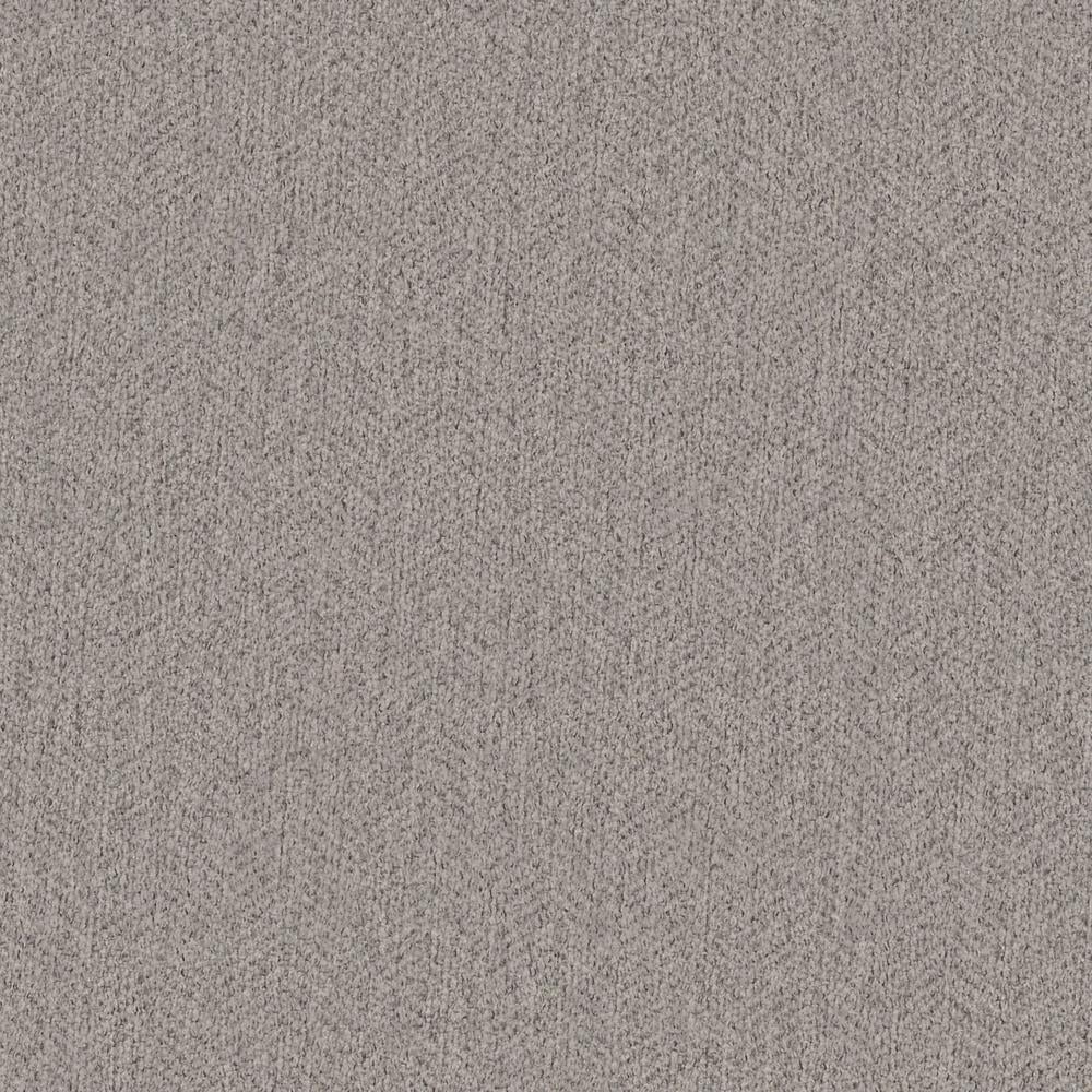 Beige Herringbone Fabric Sectional Couch with Ottoman T685