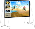 100 Inch 16:9 Portable Projector Screen with Stand and Carry Bag A313
