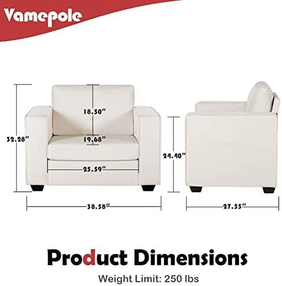 Cream Beige Tufted Accent Chair O642