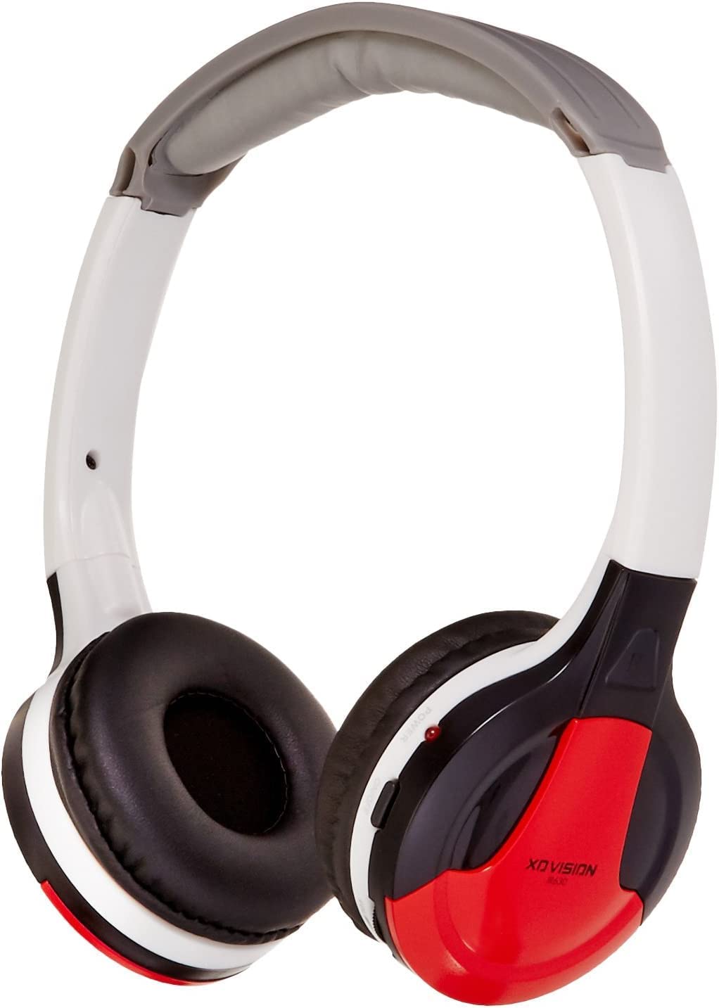 IR630R Universal IR Foldable Headphones - RED Bluetooth-Enab Lightweight Portable C791741