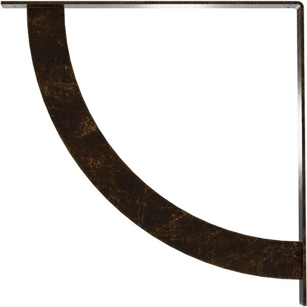 Antiqued Brass Steel Bracket N3685