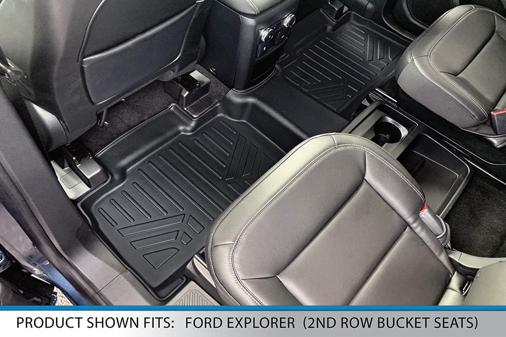 Black 3 Row Floor Mats and Cargo Liner Set D1497