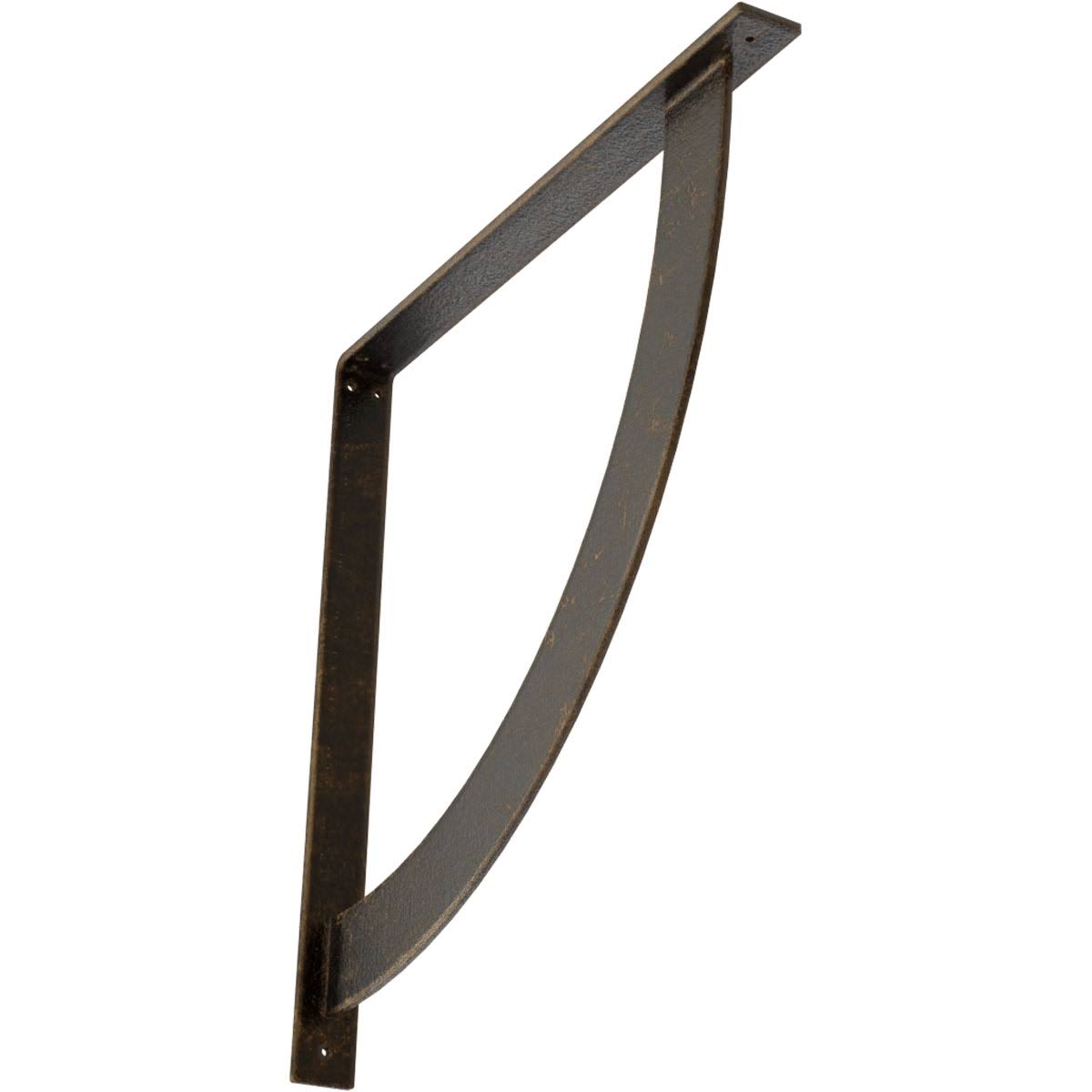 Antiqued Brass Steel Bracket N3685