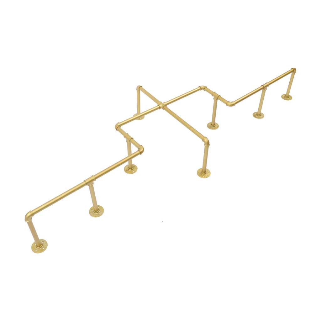 Gold Wall Mounted Detachable Clothes Rack T7647