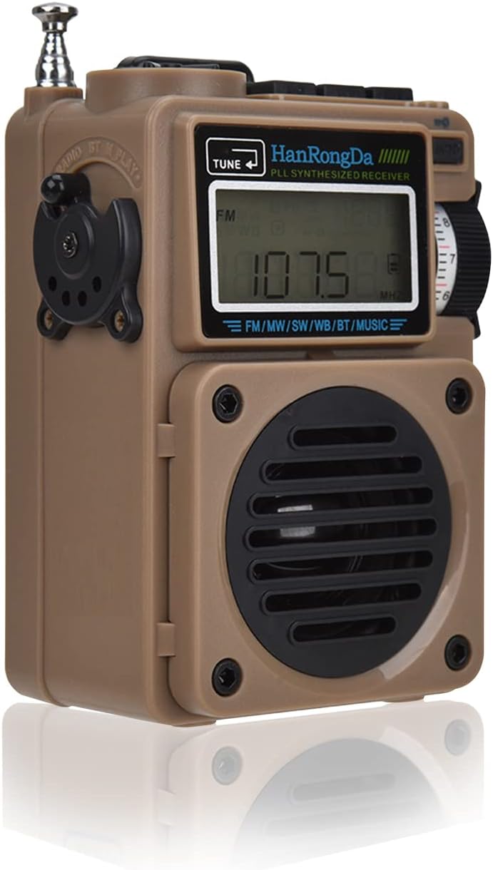 Portable Bluetooth World Band Radio Pack of 2 E273