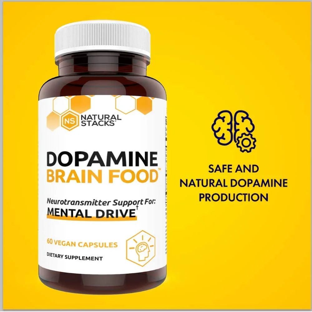 Dopamine Focus Supplement with L-Tyrosine, 60 Capsules O36965