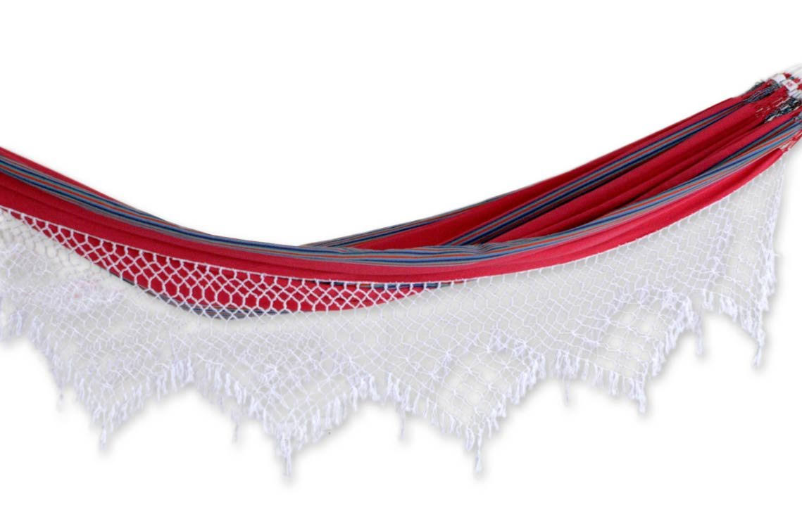 Scarlet Samba Cotton Double Hammock T73552