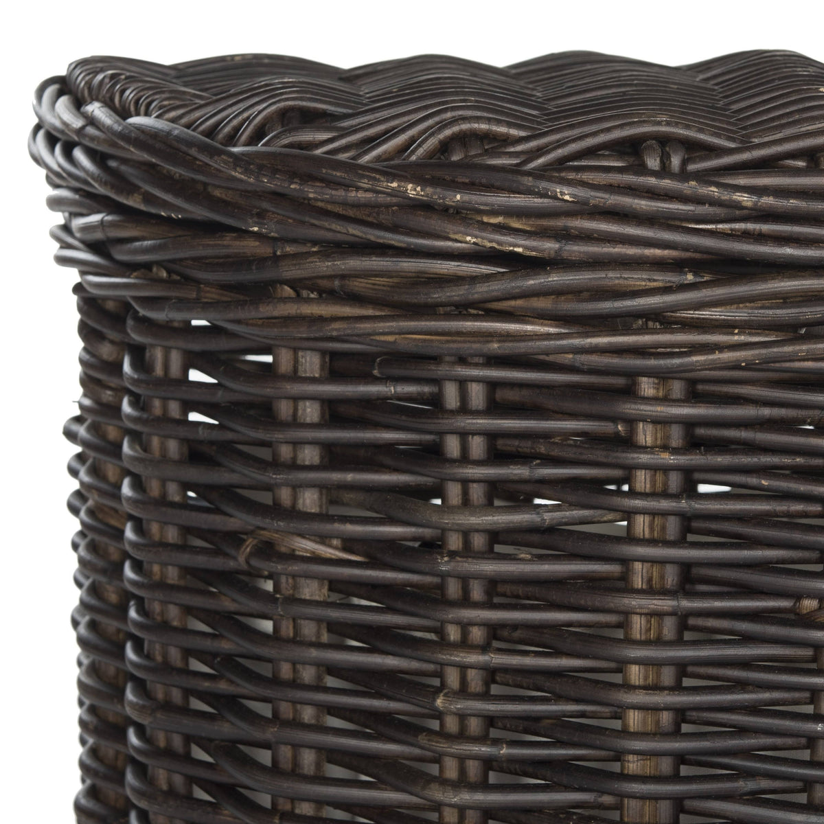 Brown Wicker Hamper D359