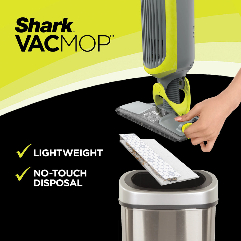 Cordless Hard Floor Vacuum Mop with Disposable Pads S546403