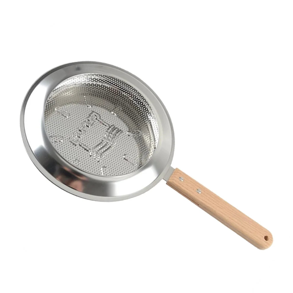 Stainless Steel Wooden Roaster H20975