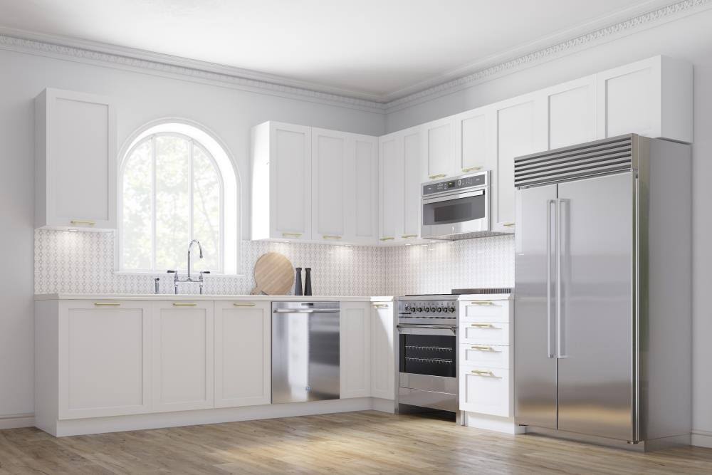 Shaker White Stock Base Cabinet H53030