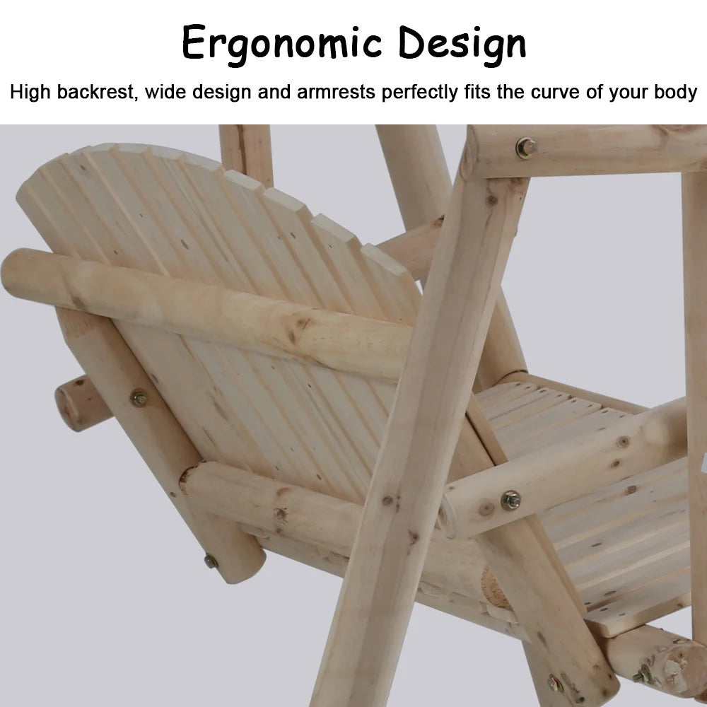 Wooden Swing Chair with A-Frame Stand B4051