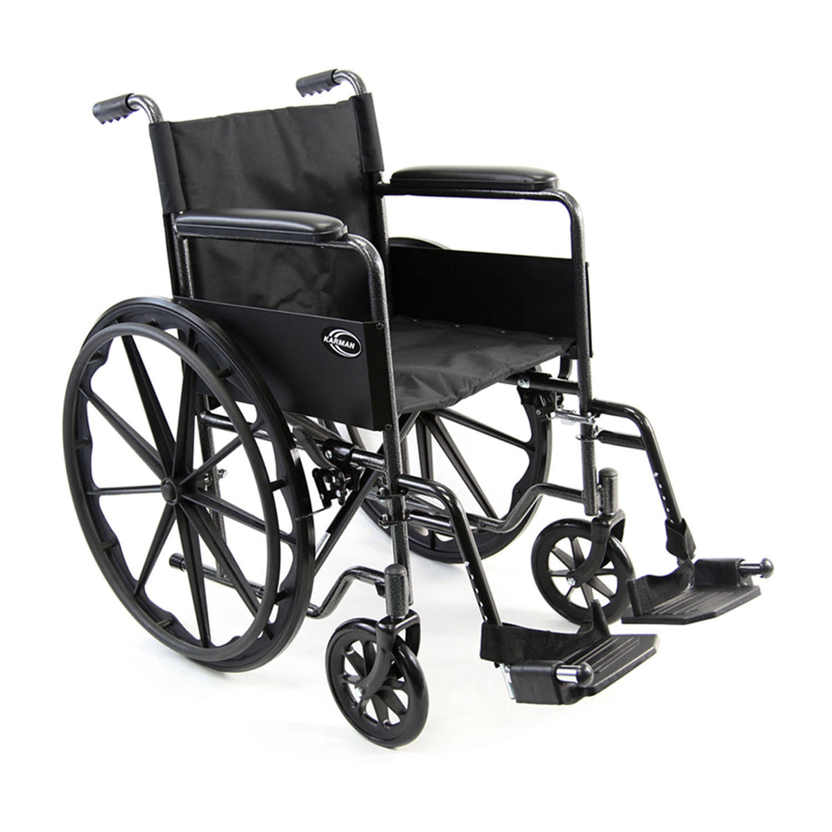 Lightweight Steel Wheelchair Fixed Armrest T4371