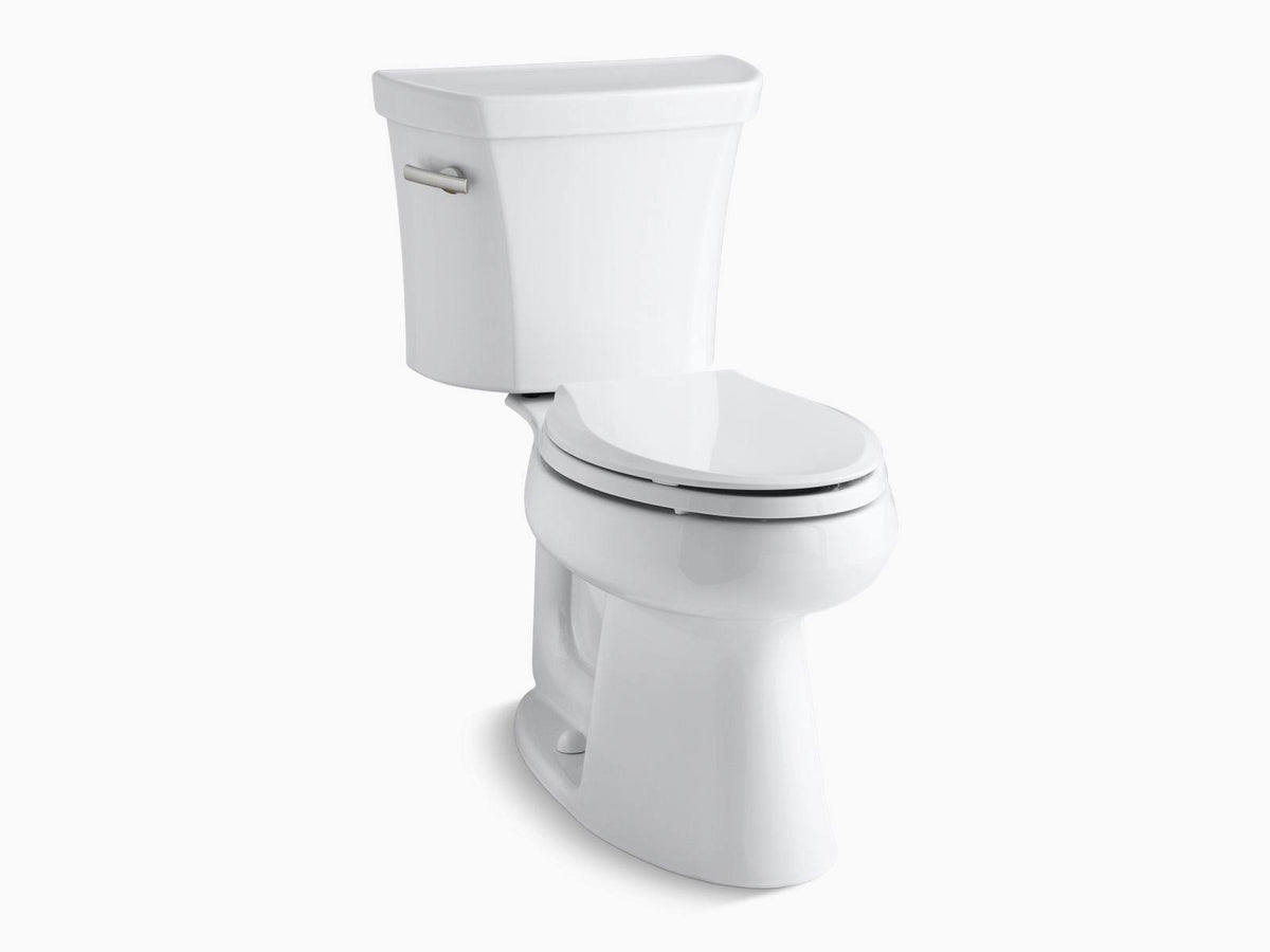 White Two-Piece Elongated Chair Height Toilet N14953