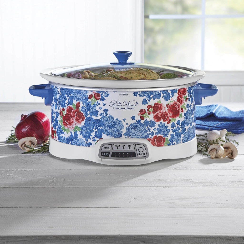 Programmable Slow Cooker, 7 Quart Capacity, Removable Crock D557257