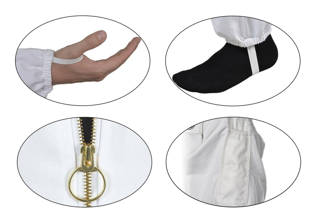Polycotton Beekeeping Suit with Square Veil (Small) N926354
