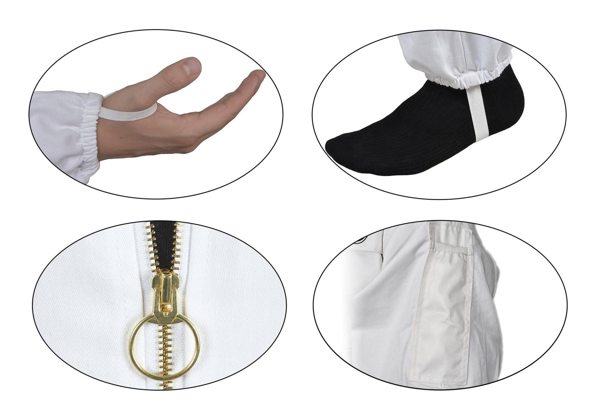 Polycotton Beekeeping Suit with Square Veil (Small) N926354