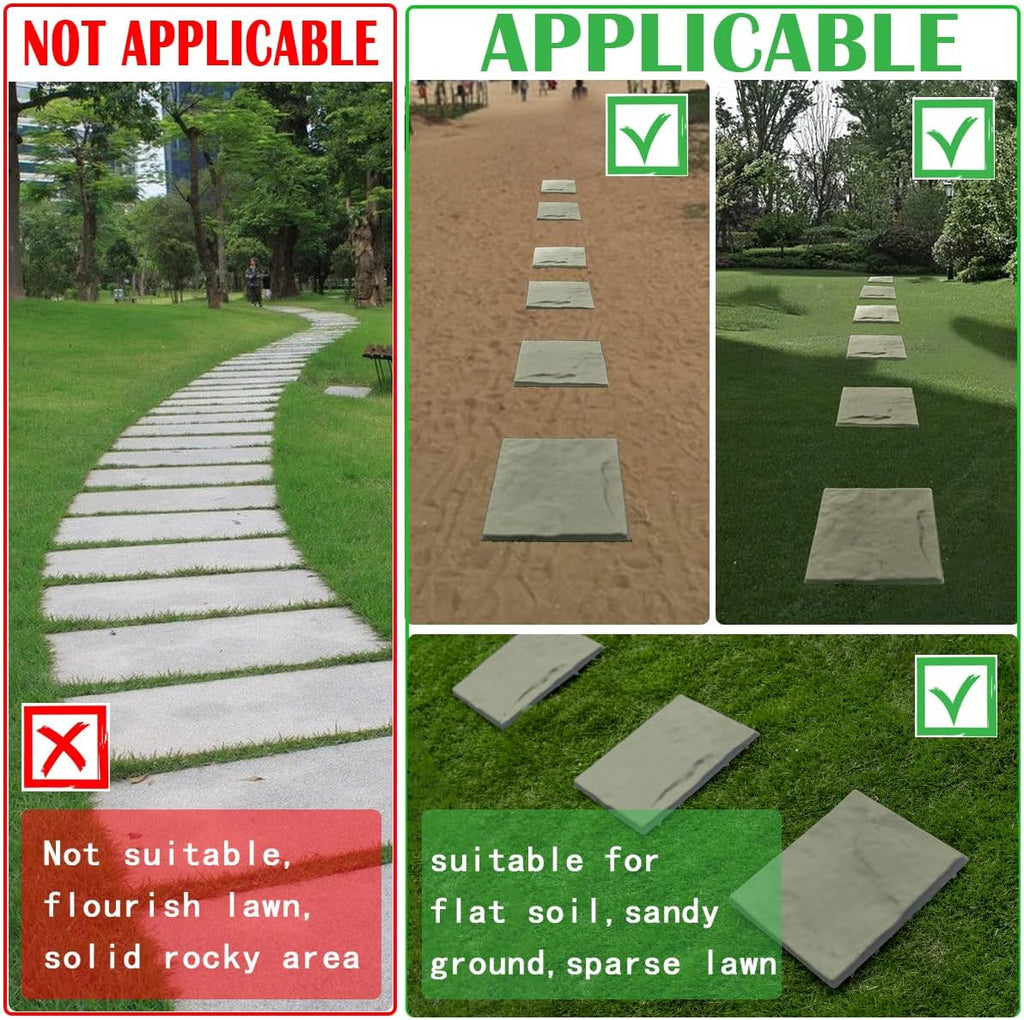 4 Pack Green Stepping Stones G99415